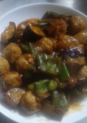 肉団子と野菜のケチャップ餡-レシピのメイン写真