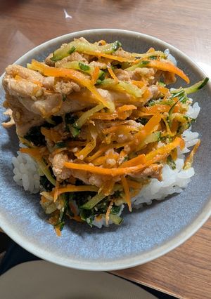 豚こまとほうれん草のごまポンあえ-レシピのメイン写真