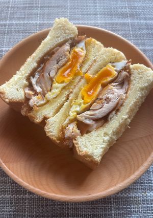 ペッパーチキンサンド-レシピのメイン写真