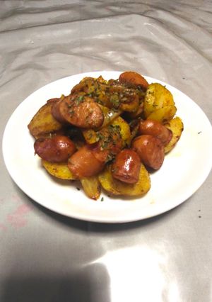 簡単🌟じゃがいもとソーセージのカレー炒め-レシピのメイン写真