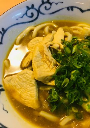 あまったカレーで●チキンカレーうどん-レシピのメイン写真
