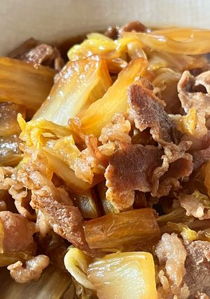 白菜と牛肉の煮込み-レシピのメイン写真