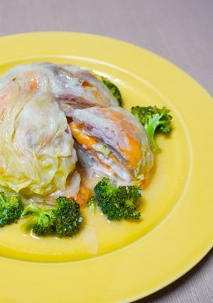 豚肉と野菜のパパッと重ね蒸し♬♪-レシピのメイン写真