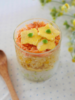 かぼちゃと鮭のカラフルちらし寿司-レシピのメイン写真