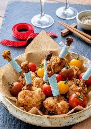 子供に人気♪鶏手羽元チューリップから揚げ-レシピのメイン写真