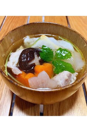 お雑煮 関東風 白だし おすまし-レシピのメイン写真