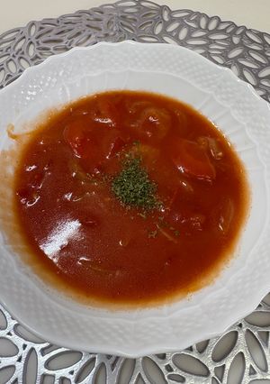 簡易な野菜のトマトスープ-レシピのメイン写真