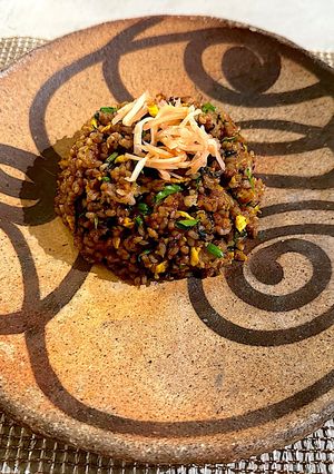 納豆クレソン梅ひじき炒飯-レシピのメイン写真