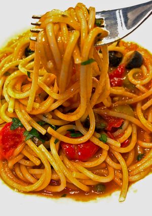 美味しいトマトで作る、プッタネスカ-レシピのメイン写真