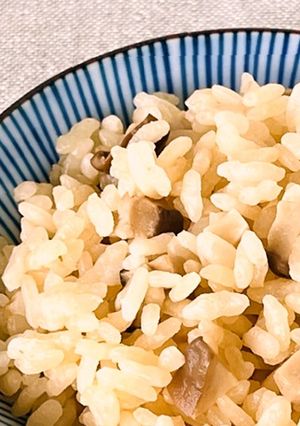 防災レシピ🍲湯煎で作る🍄エリンギご飯-レシピのメイン写真