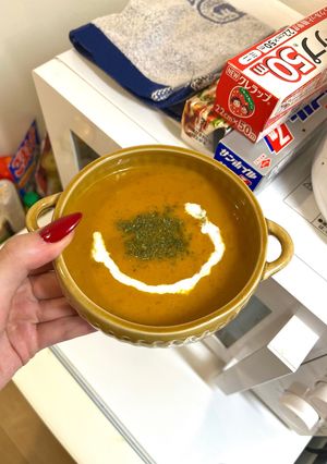 かぼちゃのスープ-レシピのメイン写真