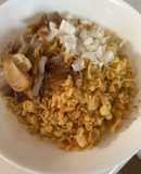 インスタントラーメンで作るまぜそば