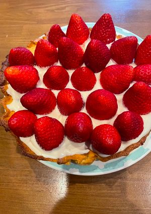 ズボラないちごタルト（さっぱりタイプ）-レシピのメイン写真