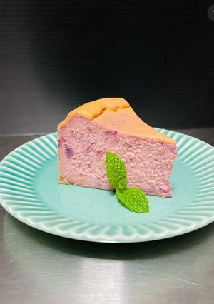 ★紫芋のベイクドチーズケーキ★-レシピのメイン写真