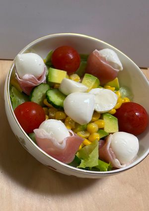 野菜たっぷり、もぐもぐサラダ-レシピのメイン写真