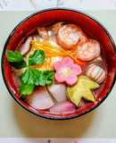 正月おもてなし！簡単エビの和洋折衷お雑煮