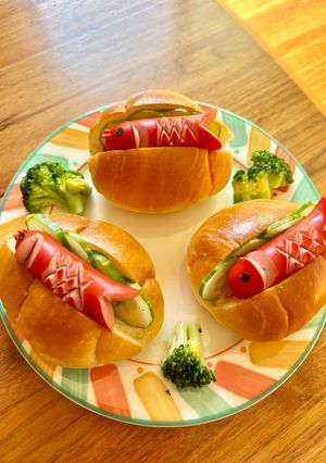 こどもの日❤︎こいのぼりホットドッグ-レシピのメイン写真