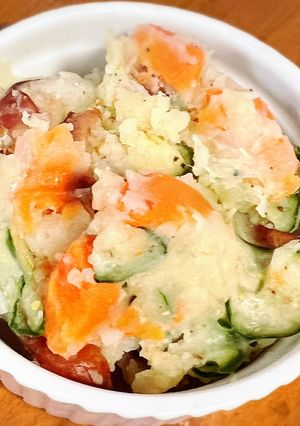 マヨネーズを使わないポテトサラダ-レシピのメイン写真