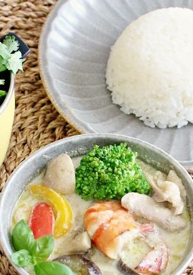 ＼大同電鍋レシピ／グリーンカレー-レシピのメイン写真