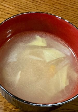 バターが香るコンソメスープ-レシピのメイン写真
