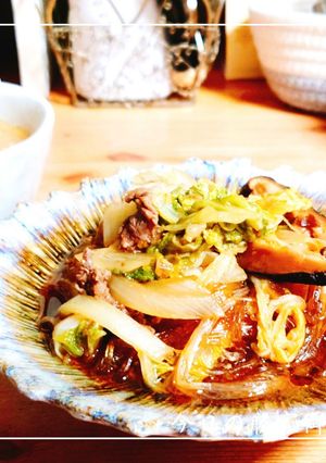牛肉と白菜のプルコギ風煮込み-レシピのメイン写真