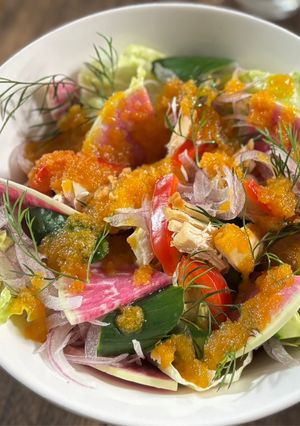 たっぷり野菜のおろしドレッシング-レシピのメイン写真