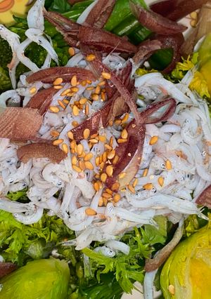 茗荷わさび菜しらすぽん酢-レシピのメイン写真