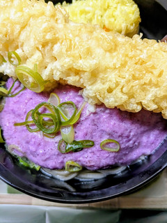 紫山芋とろろの年越し蕎麦-レシピのメイン写真