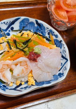 【健康介護】即席ちらし寿司-レシピのメイン写真
