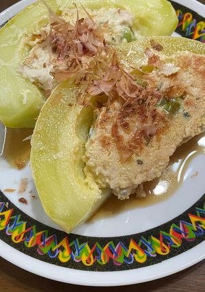 まん丸ズッキーニの肉詰め-レシピのメイン写真