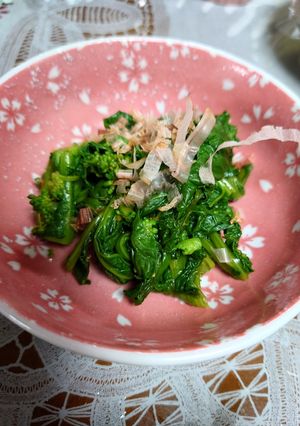 レンジで簡単！菜の花のおひたし-レシピのメイン写真