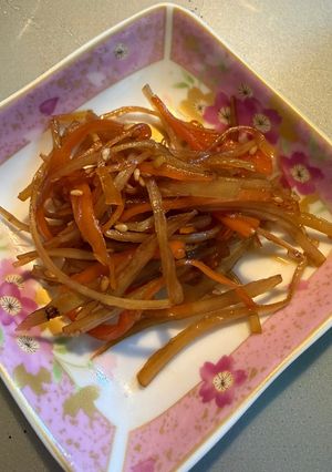 我が家のきんぴらごぼう-レシピのメイン写真