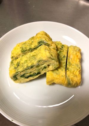 あおさ入り卵焼き-レシピのメイン写真