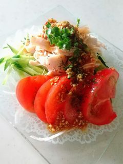 野菜と鶏ささ身で時短♪棒々鶏-レシピのメイン写真