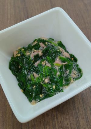 モロヘイヤのシーチキン和え-レシピのメイン写真