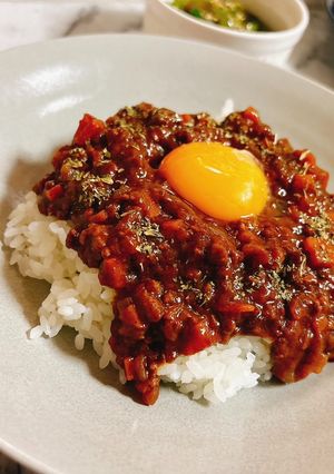 夏には手抜き和風キーマカレー！-レシピのメイン写真