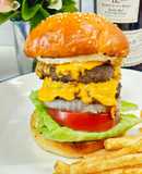 本気の味🍔ダブルチーズエッグバーガー🍳🧀