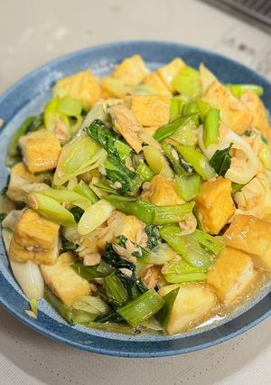 厚揚げと長ネギのツナ炒め 簡単美味しい-レシピのメイン写真