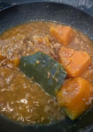 かぼちゃのそぼろ煮-レシピのメイン写真