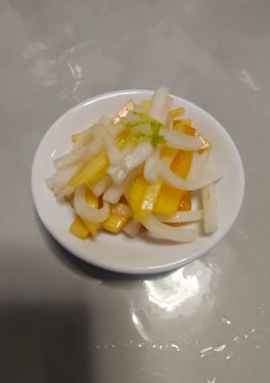 柚子香る柿なます-レシピのメイン写真