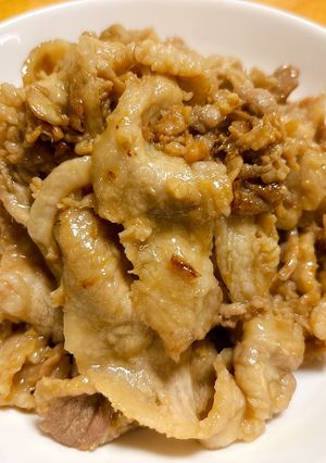 包丁を使わない！豚肉の生姜焼き-レシピのメイン写真