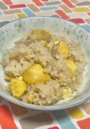 超簡単☆栗ごぼうごはん♪♪-レシピのメイン写真