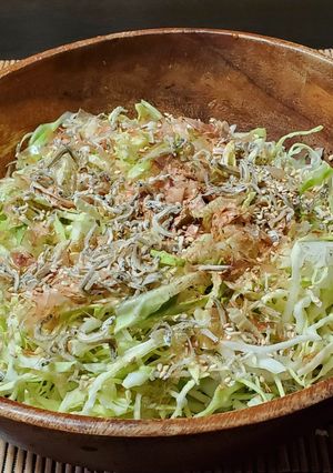千切りキャベツとじゃこの和風サラダ-レシピのメイン写真