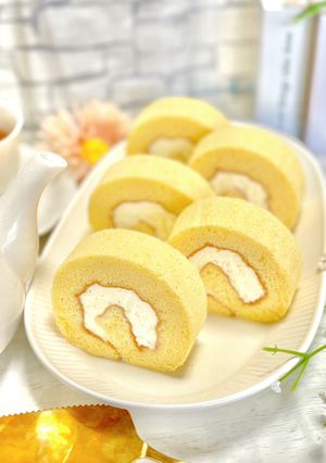 ロールケーキ-レシピのメイン写真