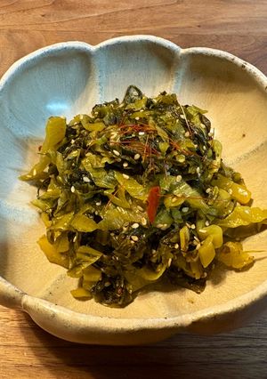 高菜漬けの油炒め-レシピのメイン写真