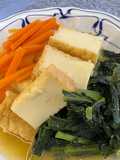 【簡単副菜】厚揚げと小松菜の煮浸し