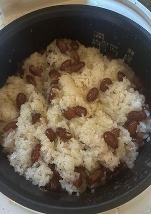 金時豆の甘いお赤飯-レシピのメイン写真
