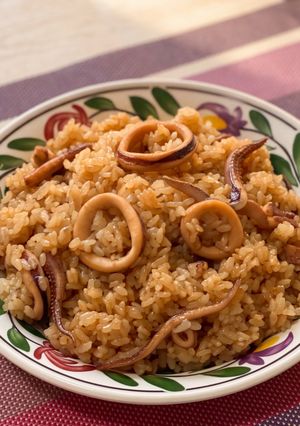 イカの炊き込みご飯！バター醤油味-レシピのメイン写真