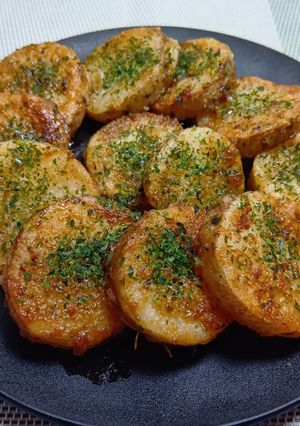 やみつき♪長いもの甘辛バター焼き-レシピのメイン写真