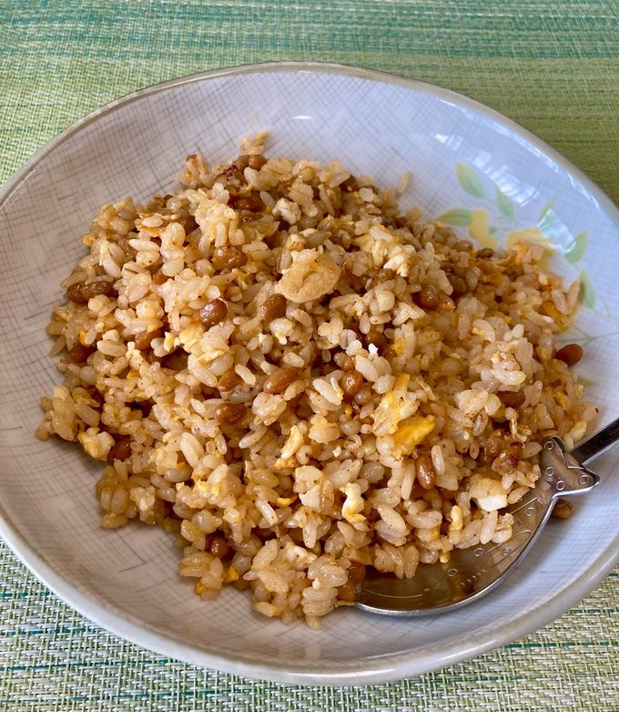 息子こだわりのキムチ納豆炒飯♪-レシピのメイン写真